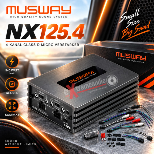 Musway nx125 kanal class d - 4-kanal,