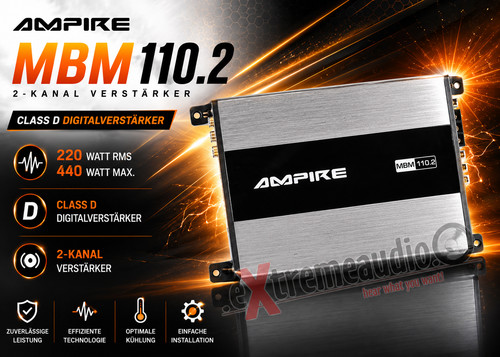 Ampire mbm110 kanal - ampire, 2-kanal