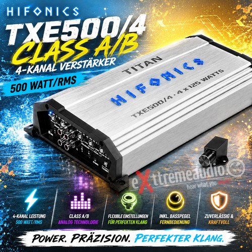 Hifonics txe500 analog - hifonics, txe500/4